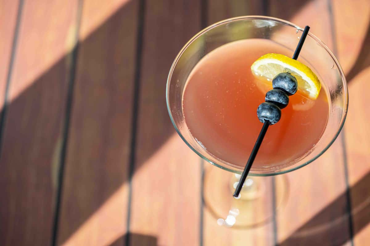 Blueberry Lemon Martini