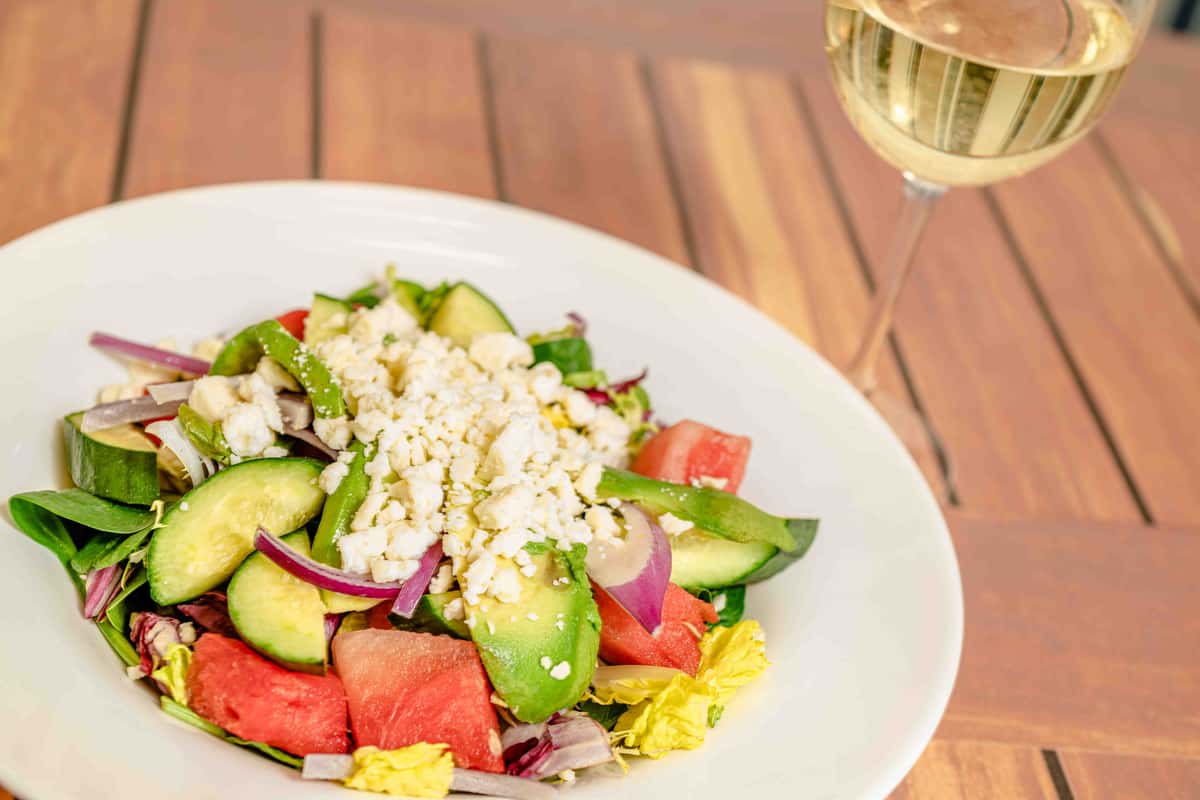 Watermelon Avocado Salad